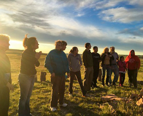 NLC alumni join with Wings as Eagles Ministry during their service trip to South Dakota.