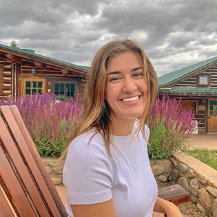 Lily Oyer at the A/U Ranches Summer 2019