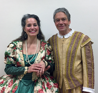 David Summerfield and Stacy AuCoin as nobles in Puccini's Gianni Schicchi